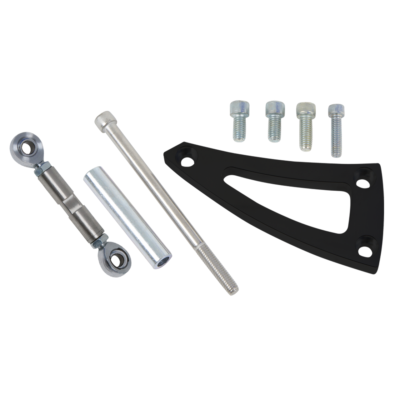 Stealth Black Small Block Chevy Alternator Bracket 283 302 305 327