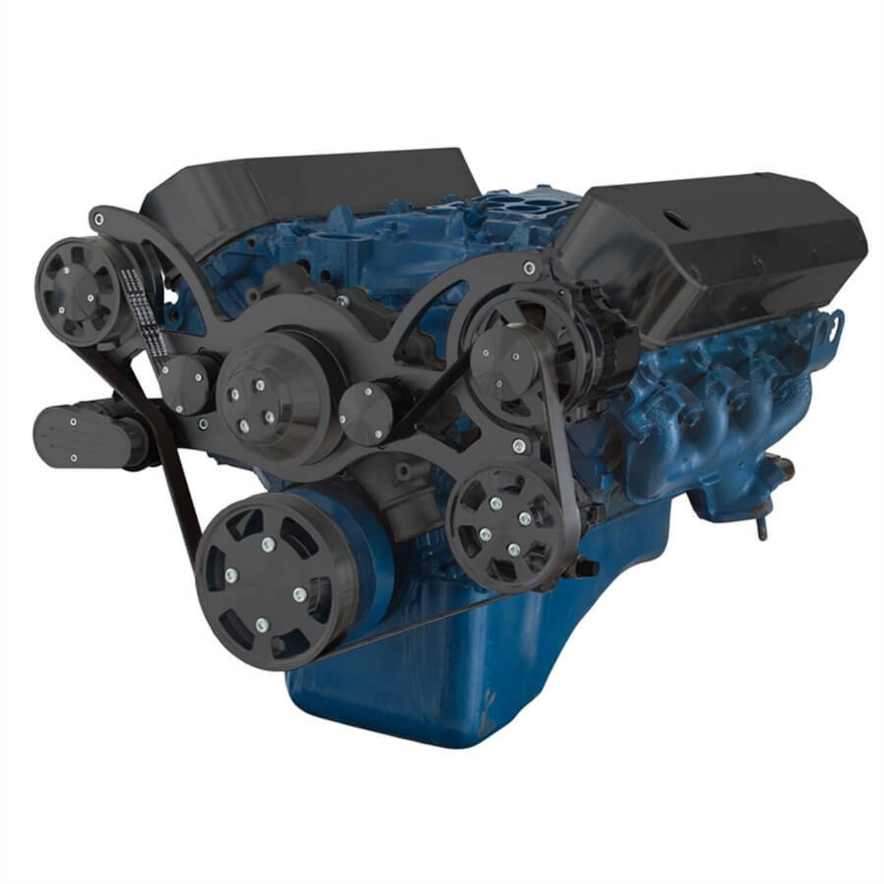 オートペイントショップ429CUSTOM　450パワーブラック Big Block Ford 429-460 All Inclusive Wraptor Serpentine System