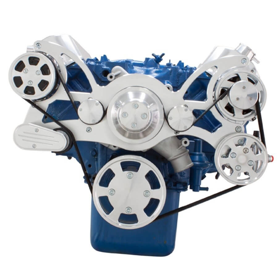 Big Block Ford 429-460 All Inclusive Wraptor Serpentine System