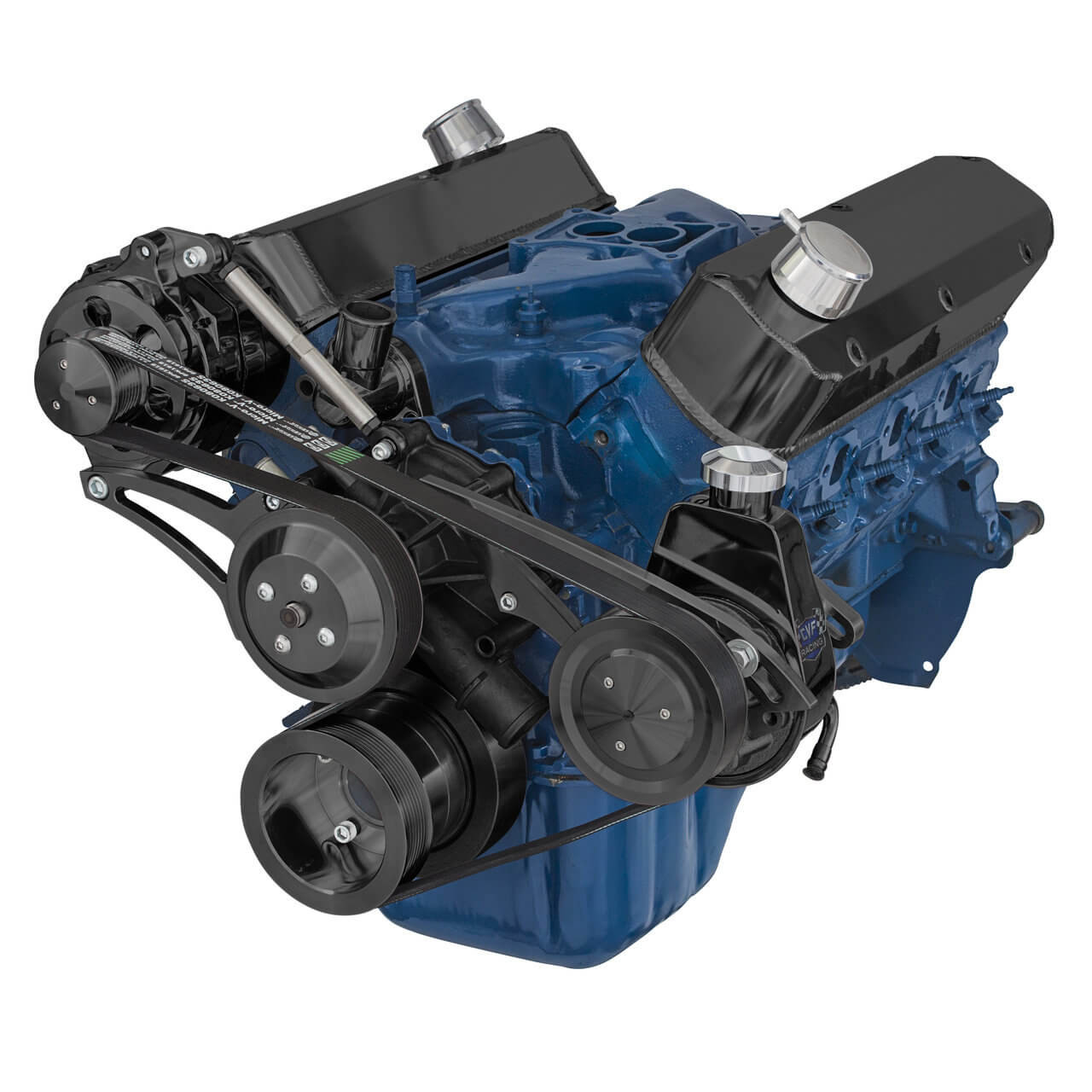 フォード PU Black Ford 5.0L & 5.8L Serpentine Conversion Kit - Alternator
