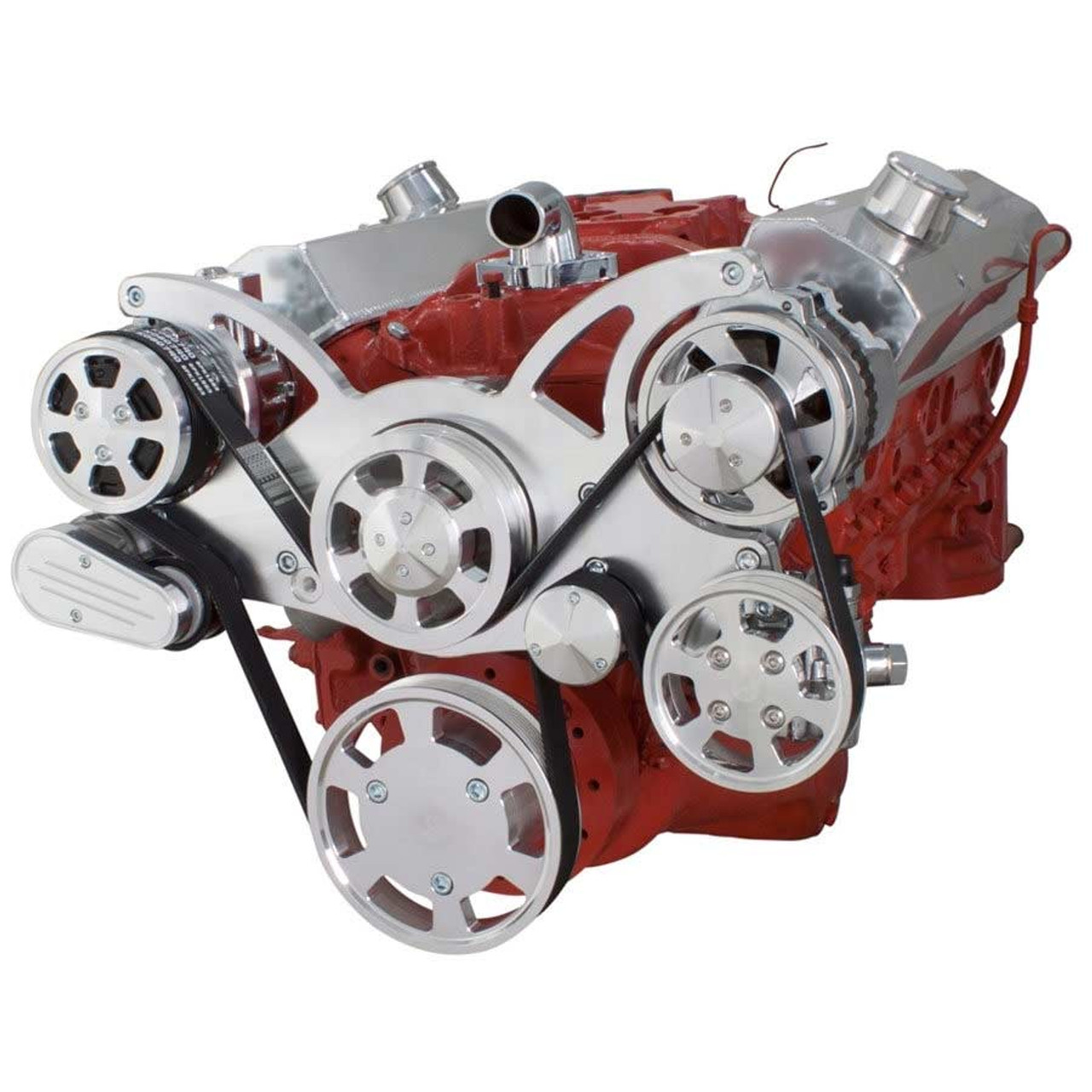 Serpentine System For Sbc 283 350 400 Ac Power Steering Alternator All Inclusive