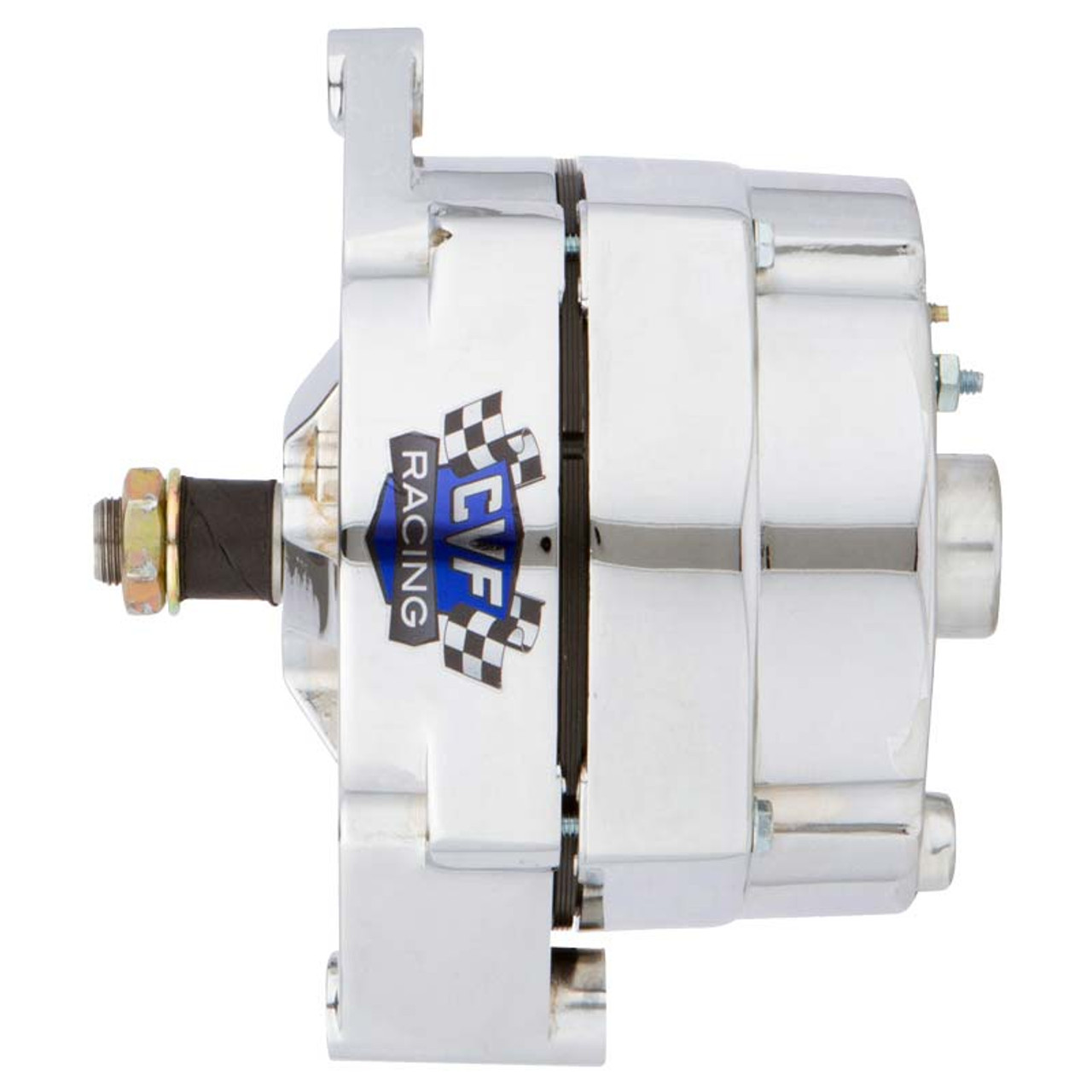 GM 1 Wire Alternator, 140 Amp, Chrome