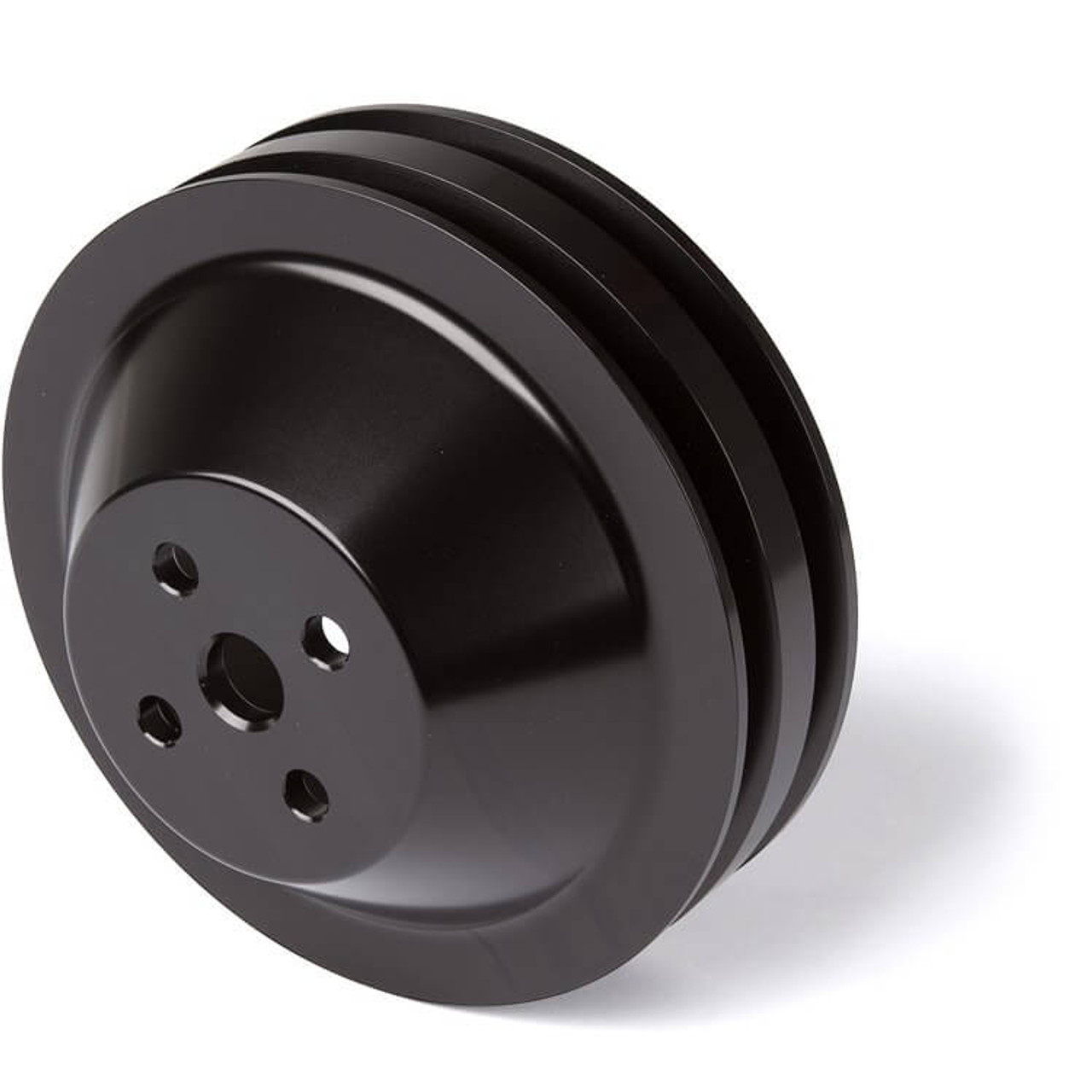 Stealth Black Ford Water Pump Pulley 2V 302, 351W, 351M & 400 (High Flow)