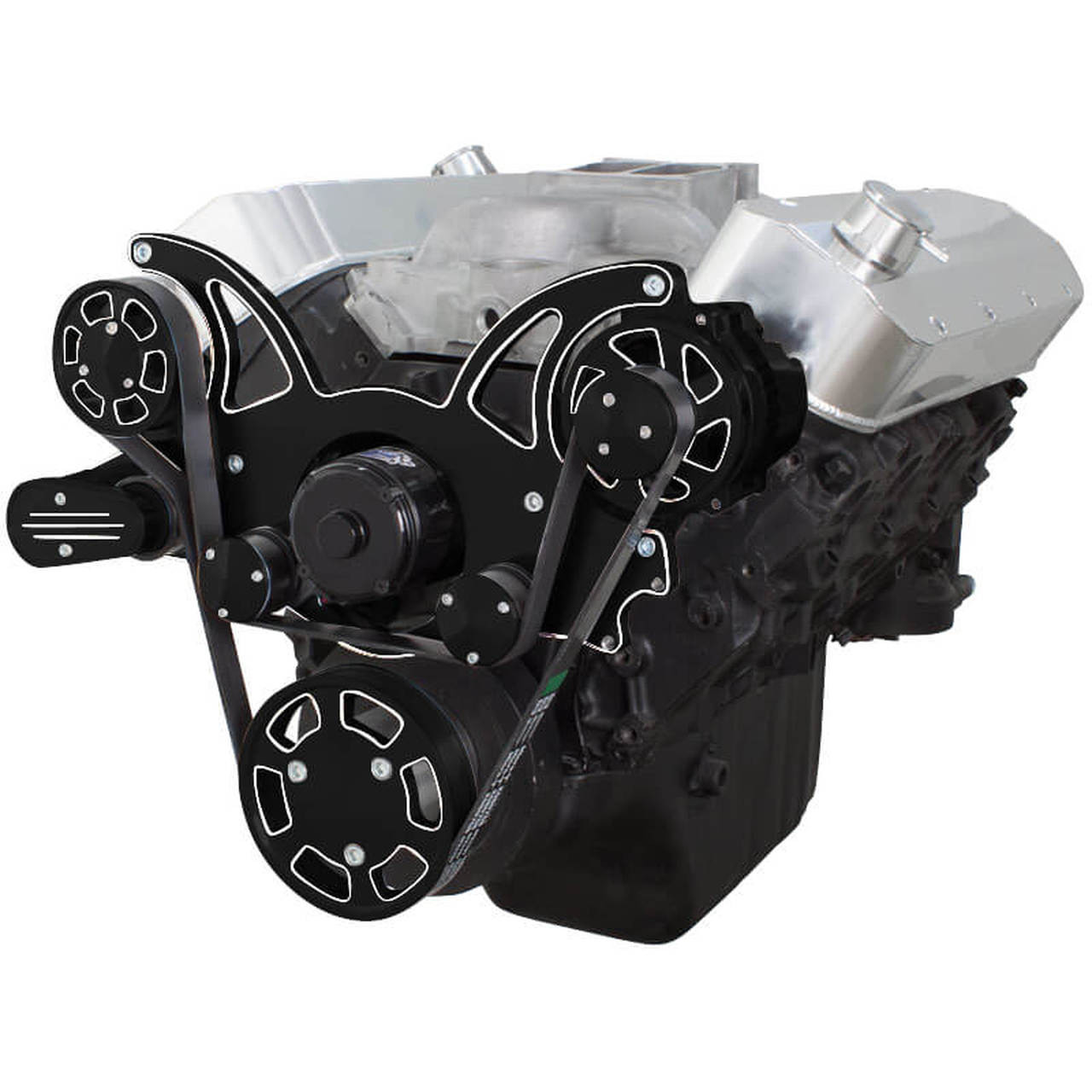 Big Block Chevy All Inclusive Wraptor Serpentine System w