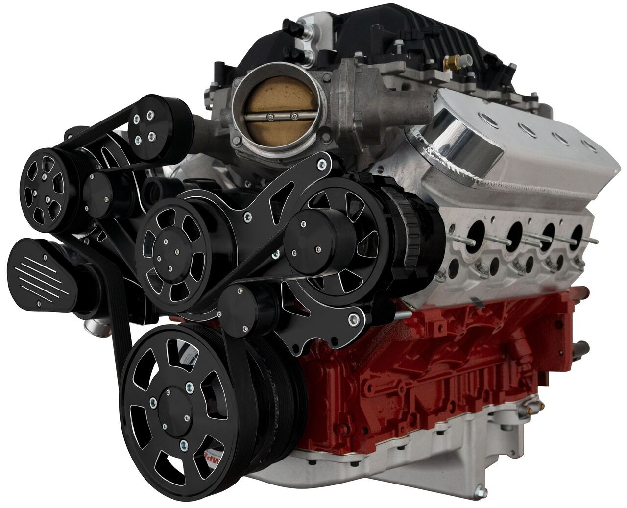 Cadillac CTS-V & Chevrolet Camaro ZL1 LSA Supercharger Pulley System - Smoothflow Pulleys MPS - Made In USA