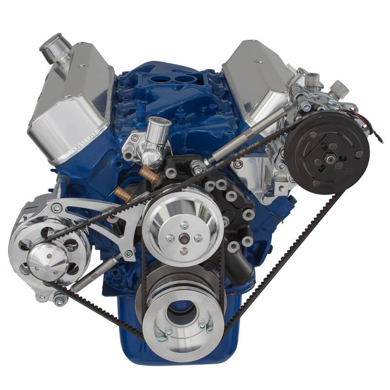 Aeromotive Fuel System Billet, Alternator 32% Overdrive Pulley (Serpentine Belt), Ford & GM. - 21102