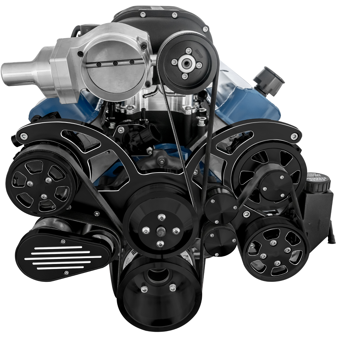 Black Diamond Small Block Ford All Inclusive Wraptor Serpentine