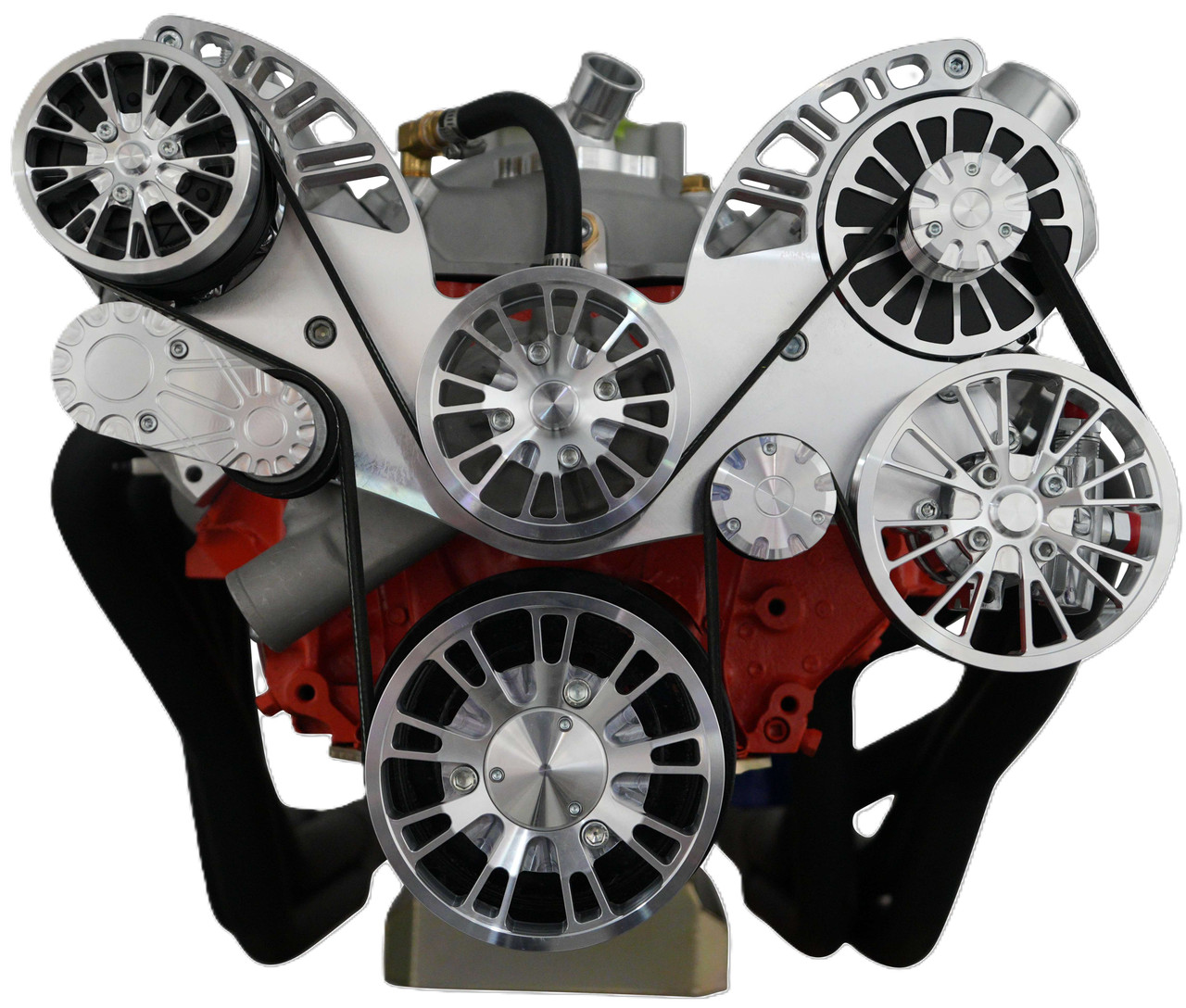 Big Block Chevy All Inclusive Reaper Serpentine System - Polished