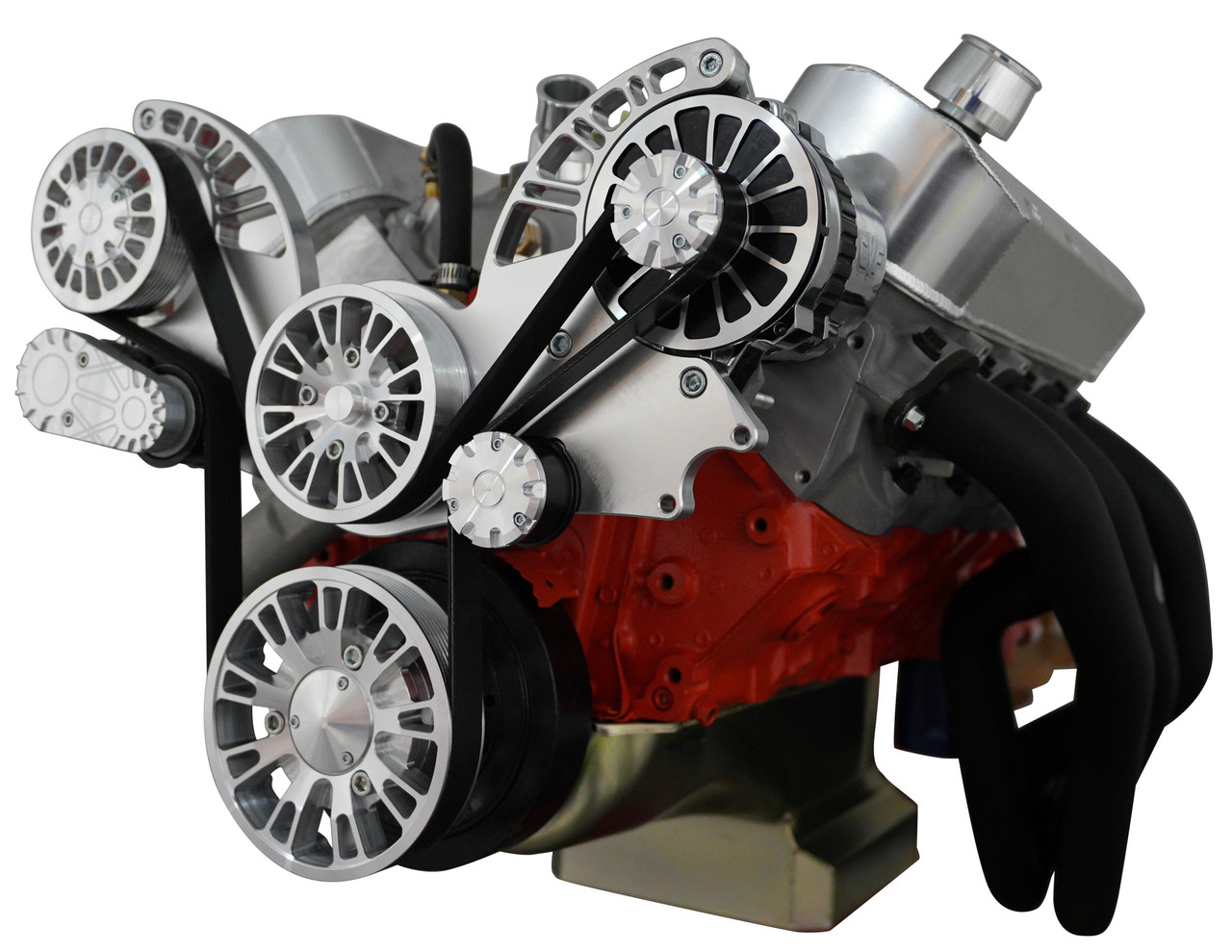 Big Block Chevy All Inclusive Reaper Serpentine System - Polished