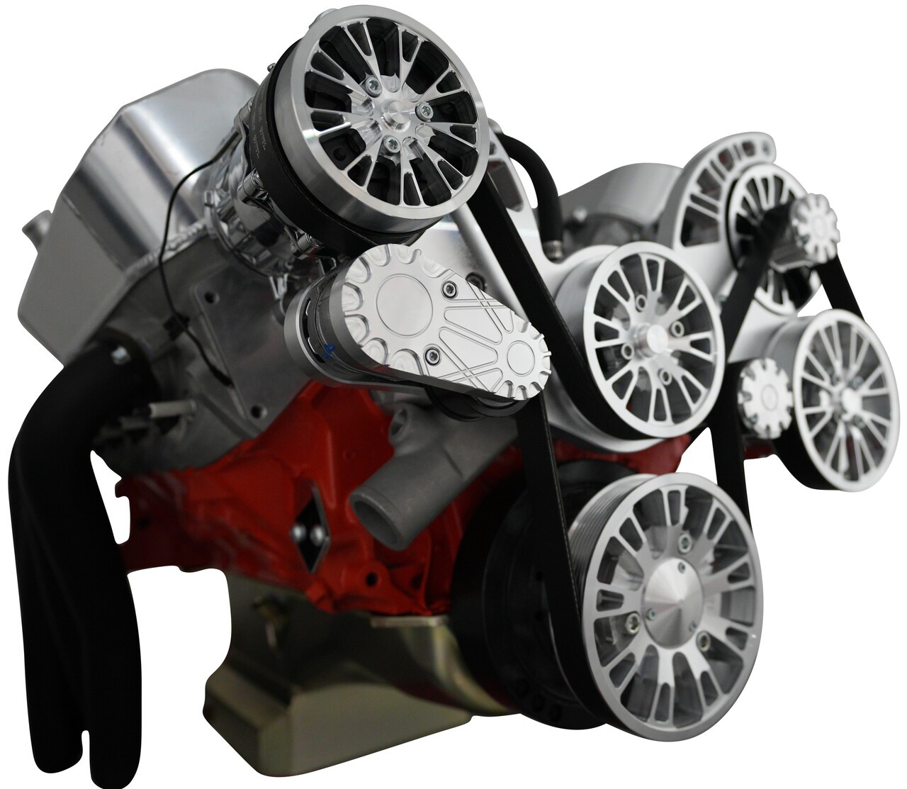 Big Block Chevy All Inclusive Reaper Serpentine System - Polished