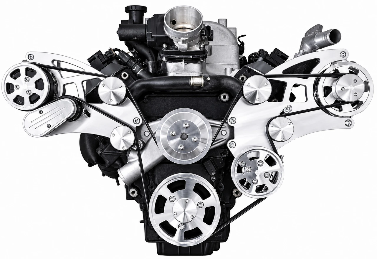 Chevy 8.1L L18 Vortec 8100 accessory drive system
