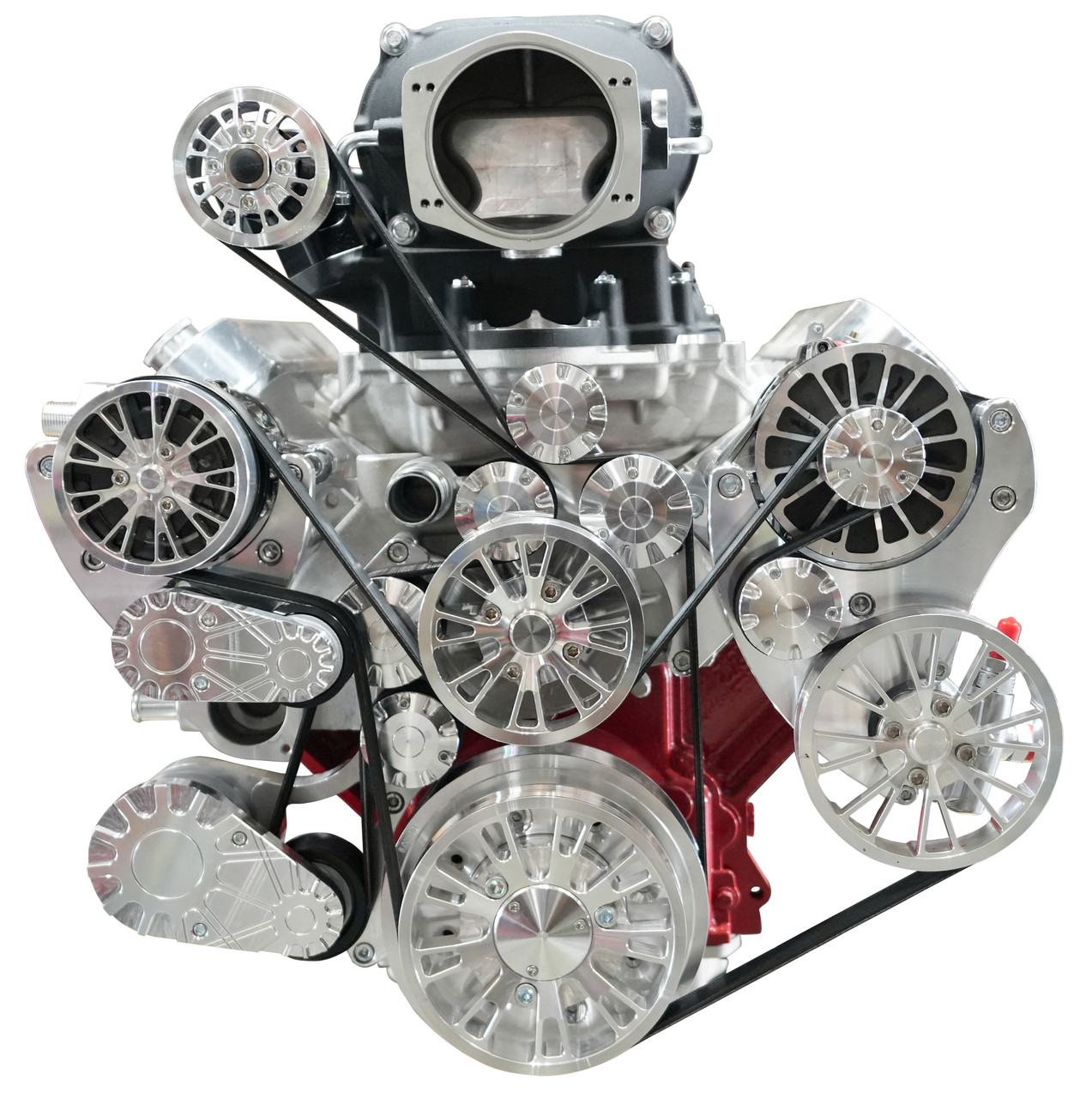 Chevy LS Hot Rod Magnuson TVS2650 Supercharged Reaper Serpentine