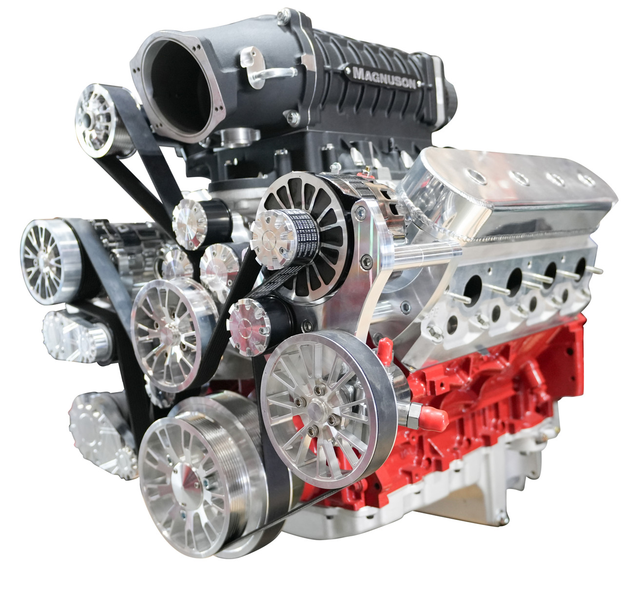 Chevy LS Hot Rod Magnuson TVS2650 Supercharged Reaper Serpentine