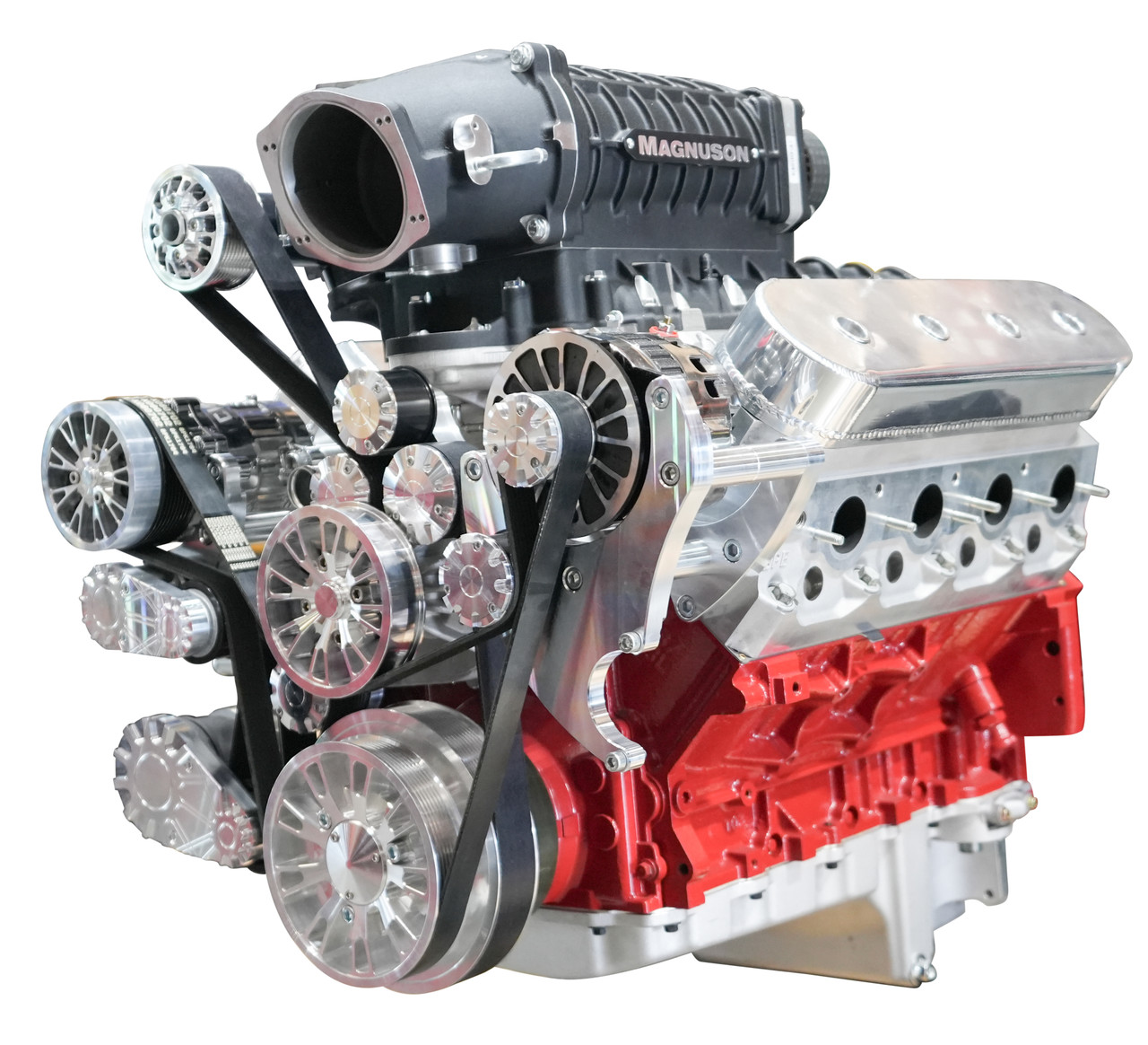 Chevy LS Hot Rod Magnuson TVS2650 Supercharged Reaper Serpentine