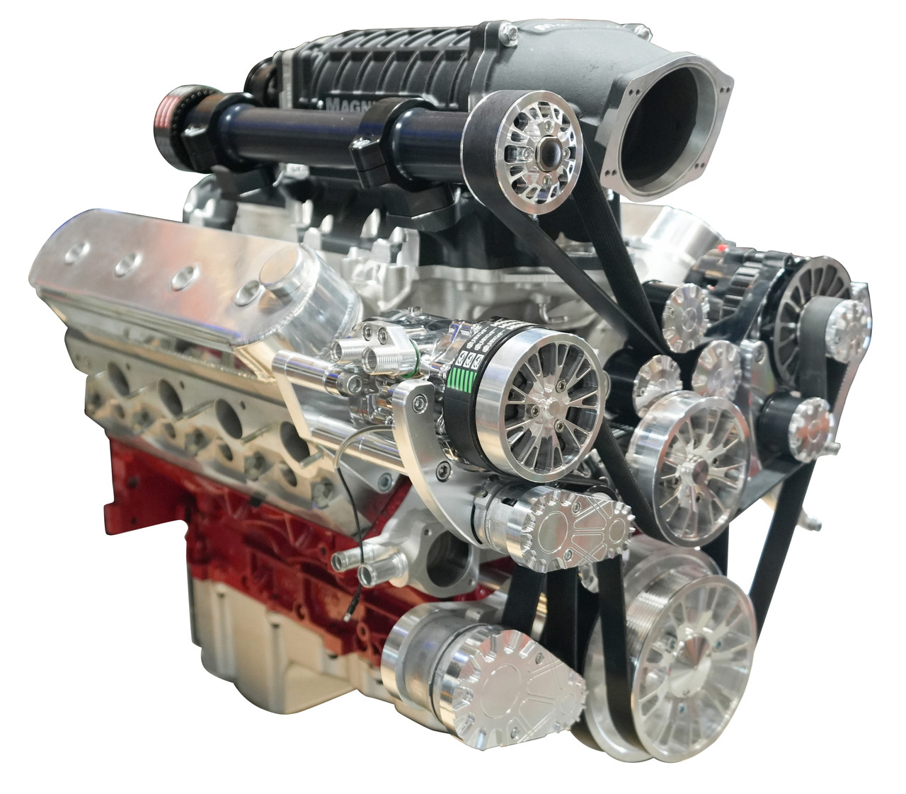 Chevy LS Hot Rod Magnuson TVS2650 Supercharged Reaper Serpentine