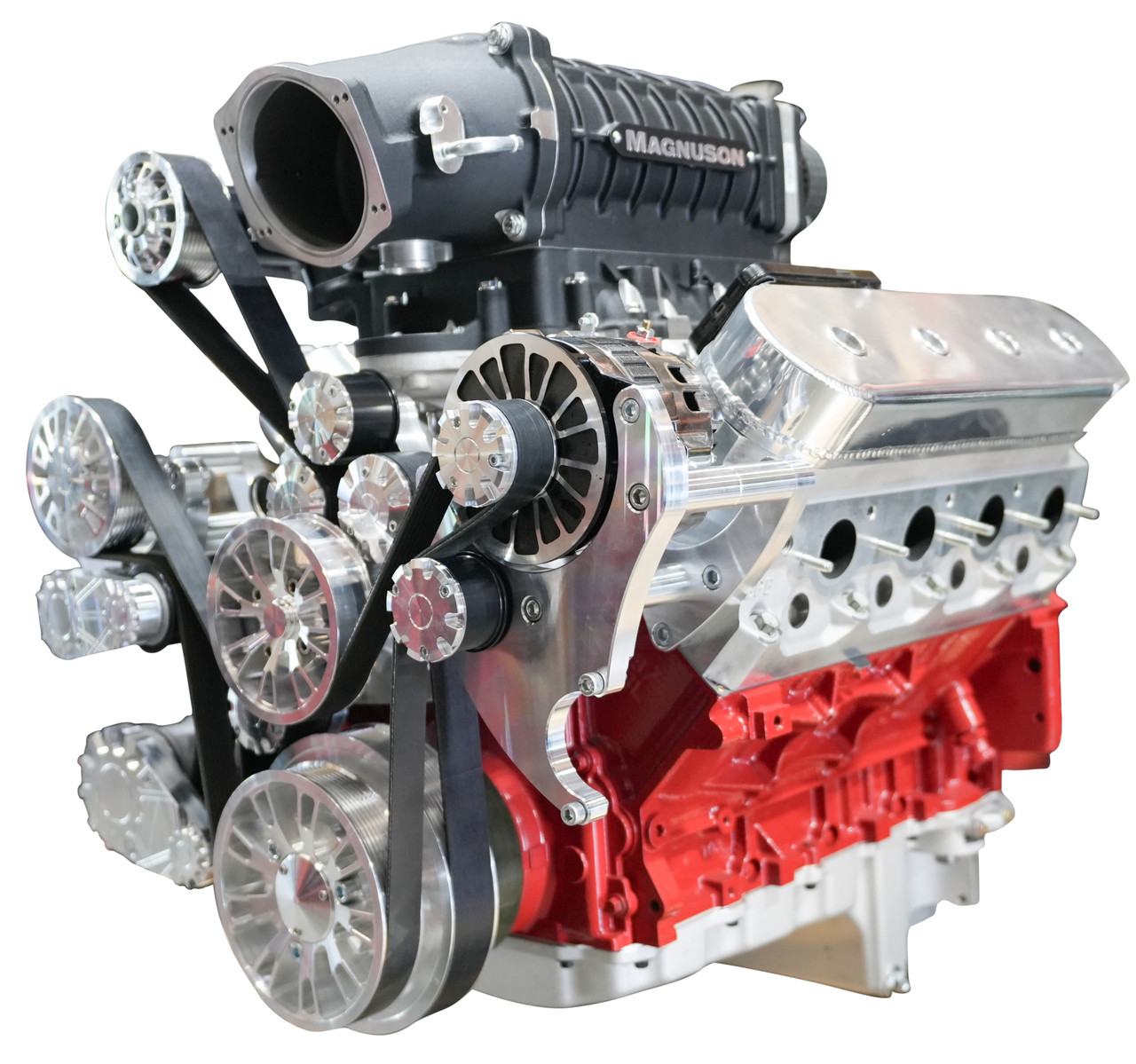 Chevy LS Hot Rod Magnuson TVS2650 Supercharged Reaper Serpentine