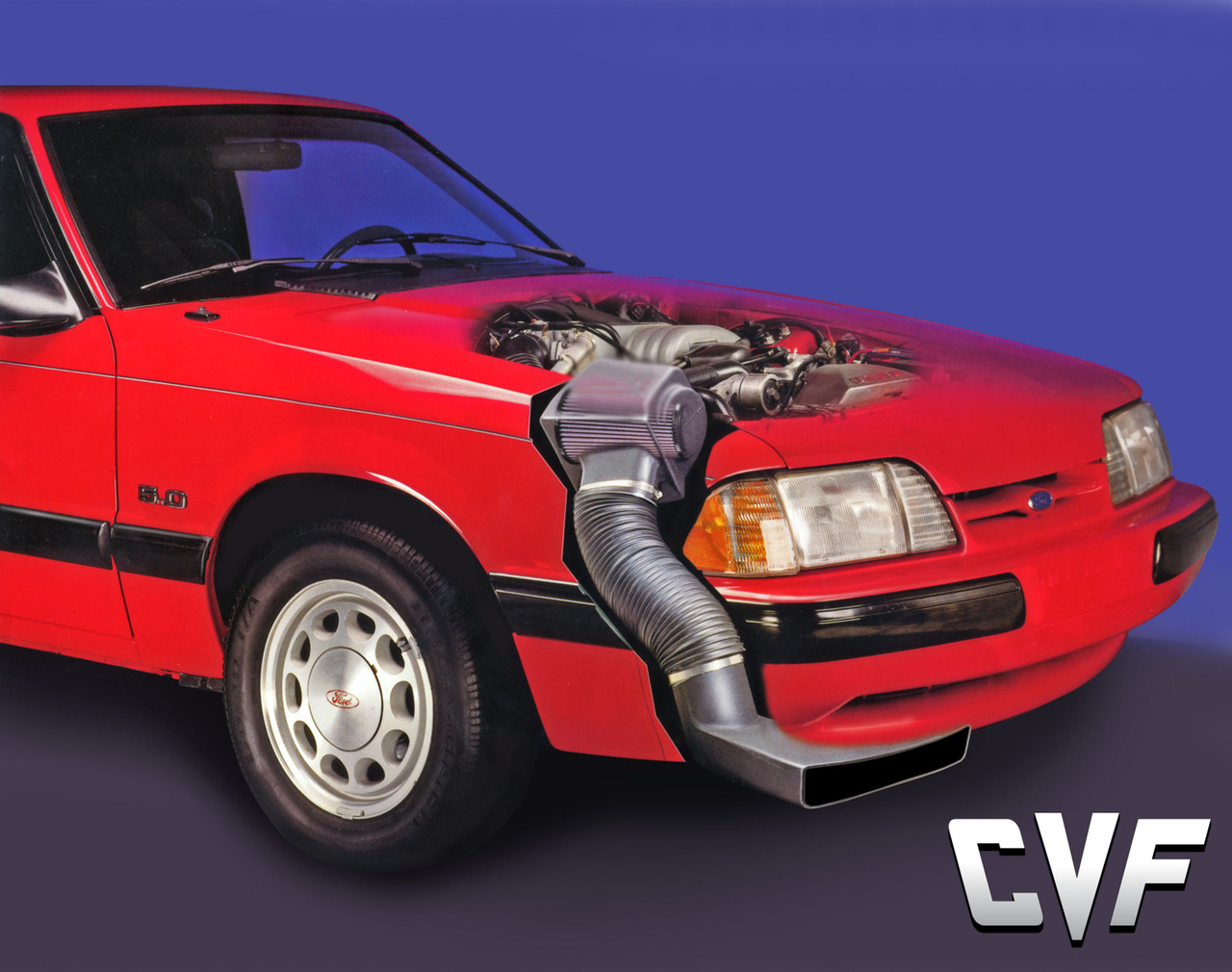 Ford 1996-1998 4.6L Mustang Ram Air Intake System | CVF Racing