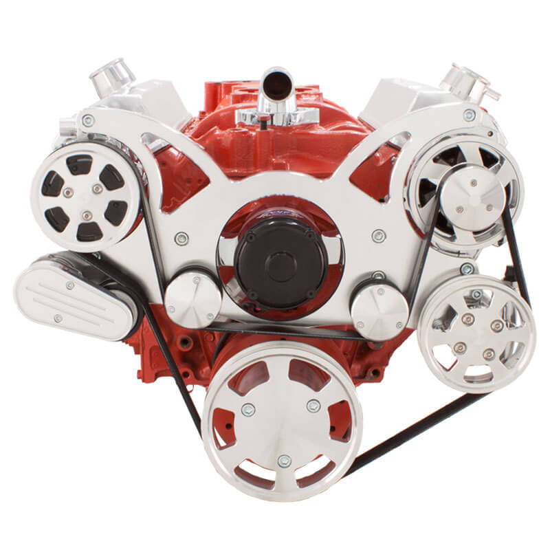 Chevy Small Block Electric Water Pump with Backing Plate 35 GPM