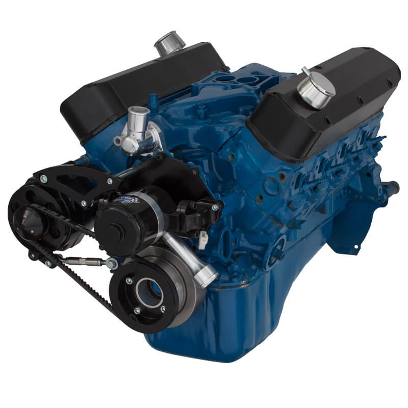 Small Block Ford Engine Accessories VBelt Pulley System