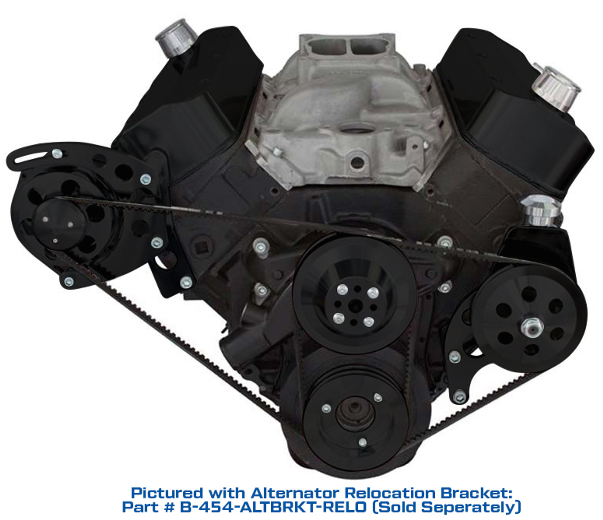 Chevy Big Block Pulley and Bracket System for SWP 396427454