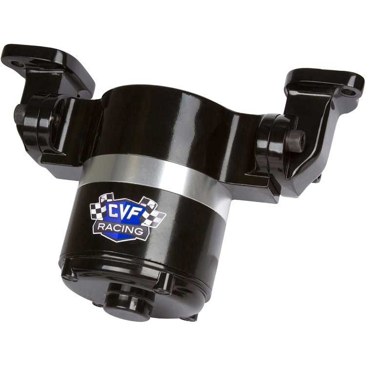 Electric Engine Water Pump; Aluminum; Red Powder Coat; Fits BB Chevy Engines