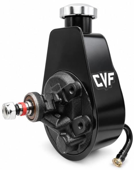 Saginaw P Series Power Steering Pump, 5/8" Keyway Shaft, Black