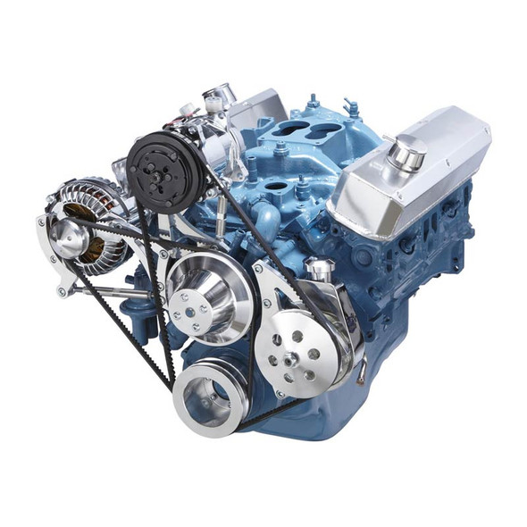 Chrysler Small Block Power Steering, A/C & Alternator System