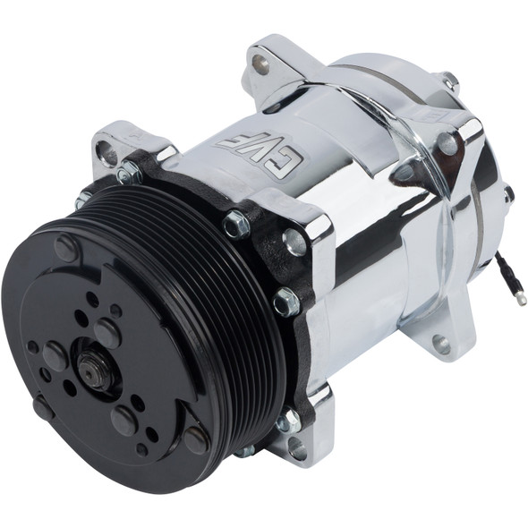 Sanden Style AC Compressor, R134A, 8 Rib Pulley