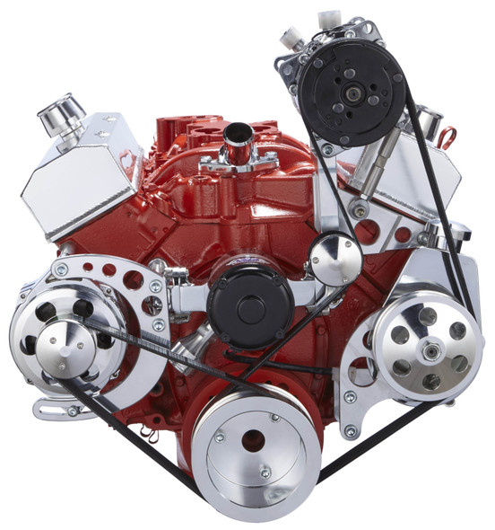 Chevy Small Block Serpentine Conversion - AC, Alternator & Power Steering, Electric Water Pump