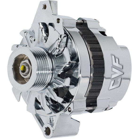  GM CS130 1 Wire Alternator, 160 Amp, Chrome Plated