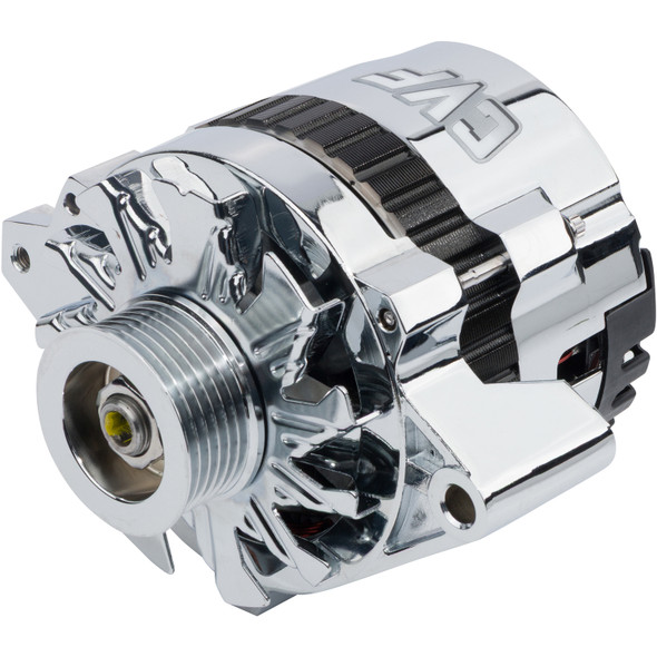  GM CS130 1 Wire Alternator, 160 Amp, Chrome Plated