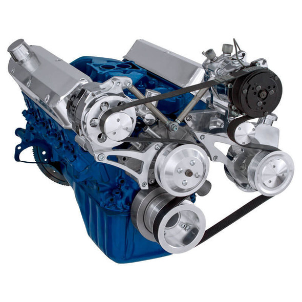 Ford 5.0L & 5.8L Serpentine Conversion Kit - Alternator, Power Steering & A/C Ford 5.0L & 5.8L Serpentine Conversion Kit - Alternator, Power Steering & A/C