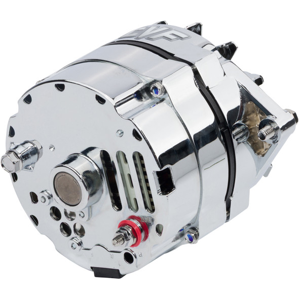 GM 1 Wire Alternator, 140 Amp, Chrome Plated