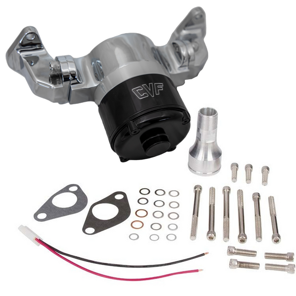 Chevy Big Block Electric Water Pump - 35 GPM, Chrome