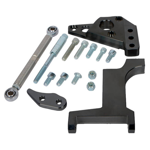 Stealth Black Chevy Small Block Alternator Bracket