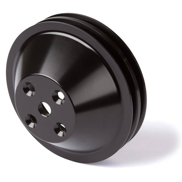 Stealth Black Chevy Small Block Pulley