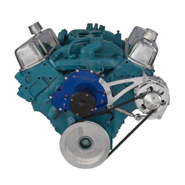 Pontiac V-Belt System - Alternator Only with Electric Water Pump
