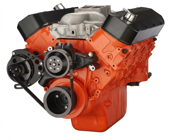 Black Chevy Big Block Serpentine Conversion Kit - Alternator Only