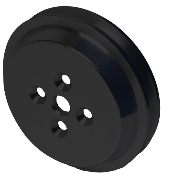 Stealth Black Short Ford Water Pump Pulley Small Block 1V