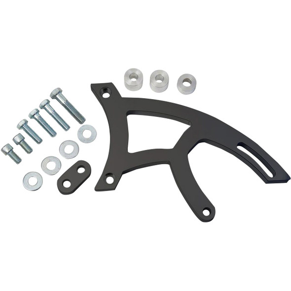 Stealth Black Ford 351M & 400 Power Steering Bracket