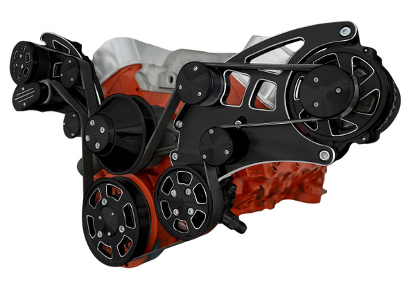 Black Diamond Big Block Chevy Gen VI Wide Mount Wraptor, Right, AC