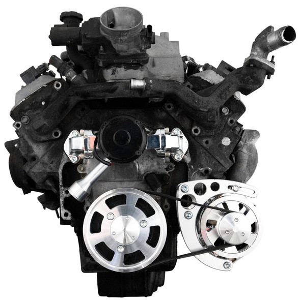 パーツ paraworks BB Chevy 396-427-454 Big Block Head Mount Alternator Bracket - LWP