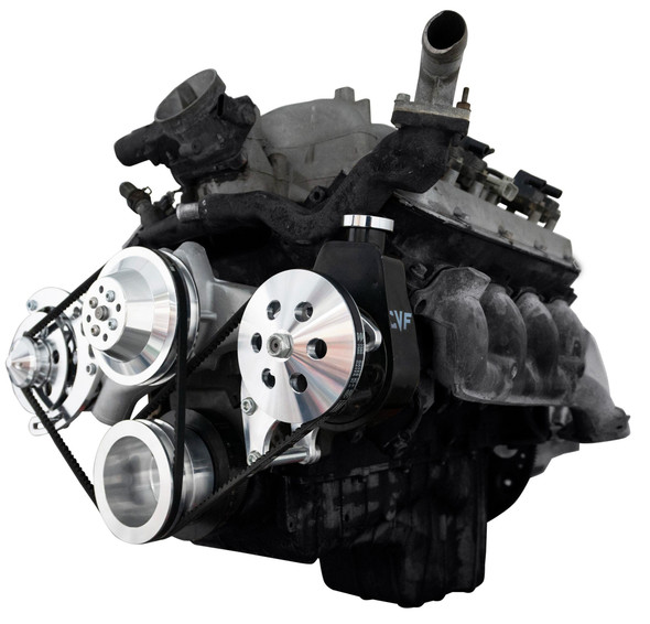 Chevy 8100 L18 V-Belt System - PS & ALT - LWP, Right