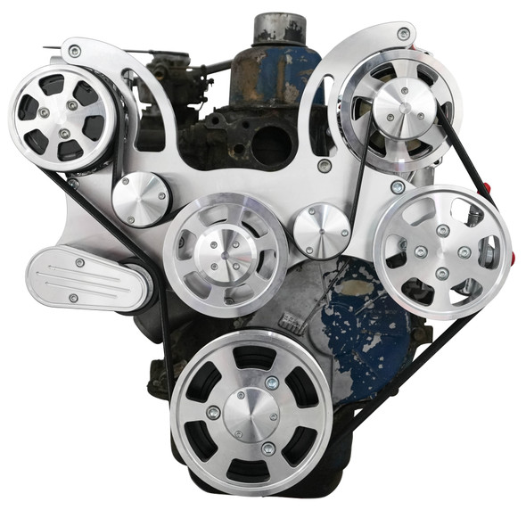 FORD STRAIGHT SIX WRAPTOR SERPENTINE SYSTEM, FRONT