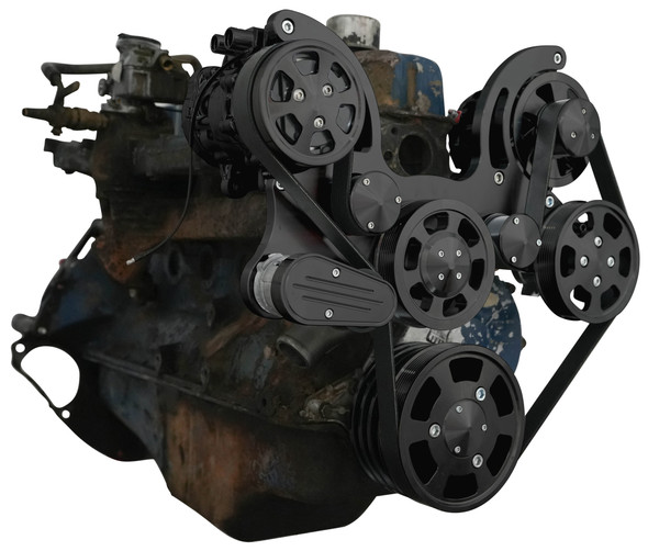 Stealth Black Ford Straight Six Wraptor, Left, AC