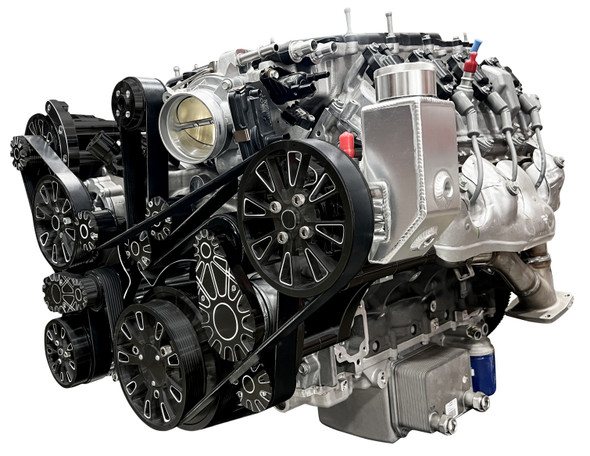 Chevy LT4 Supercharged Reaper Serpentine System - Black Diamond