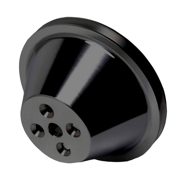 Stealth Black Chevy Small Block Water Pump Pulley