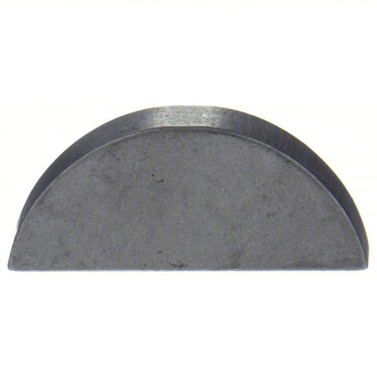 3/8" X 1/2" Half Moon Woodruff Key