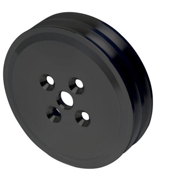 Stealth Black Short Ford Water Pump Pulley Small Block 2V
