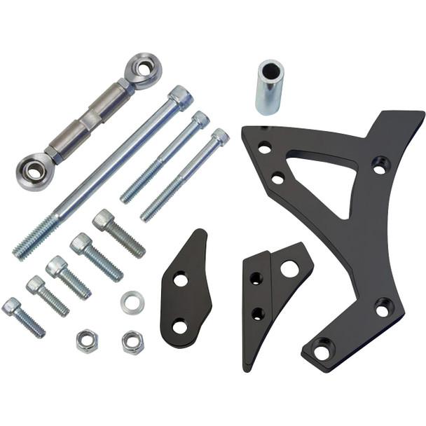 Stealth Black Ford 351M & 400 Alternator Bracket